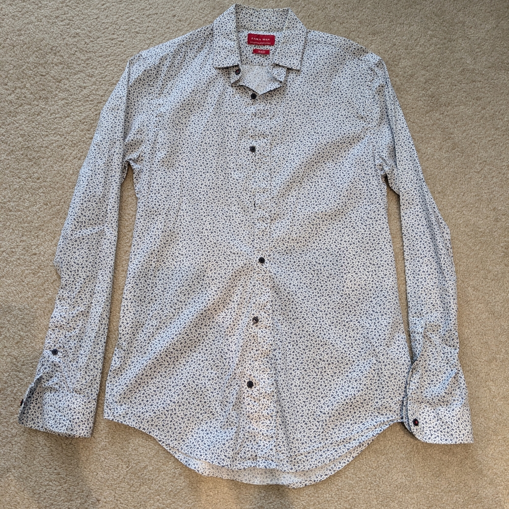 Zara Slim Fit Button Down Shirt